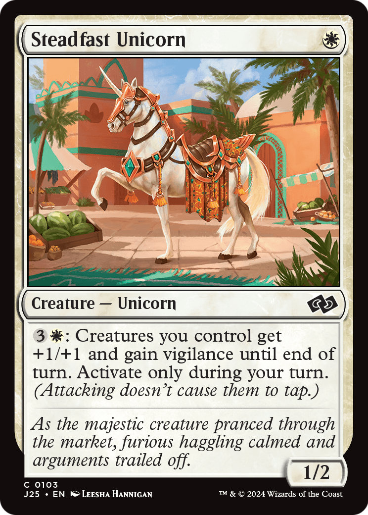 Steadfast Unicorn (J25-103) [Foundations Jumpstart]