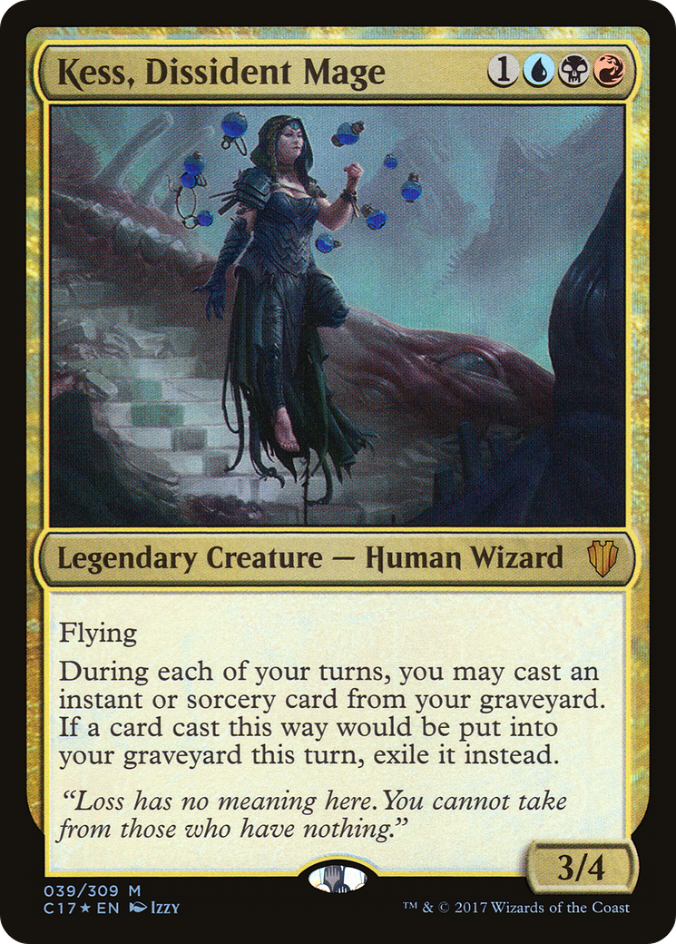 Kess, Dissident Mage (C17-039) [Commander 2017] Foil