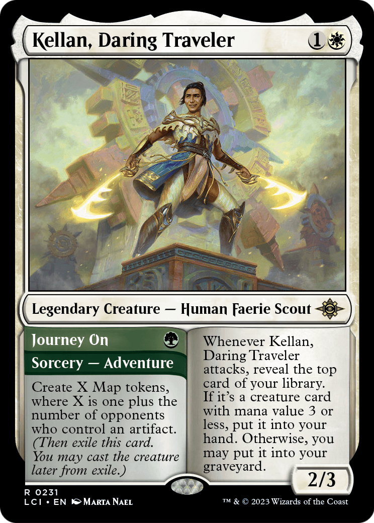 Kellan, Daring Traveler (LCI-231) [The Lost Caverns of Ixalan] Foil
