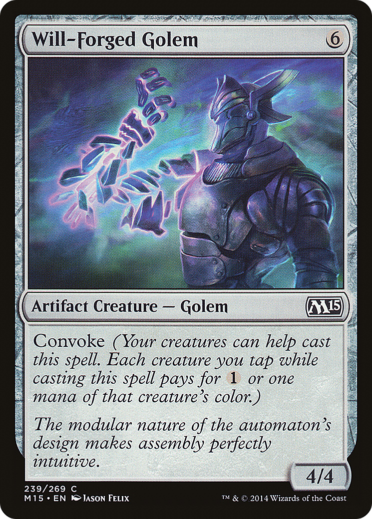 Will-Forged Golem (M15-239) [Magic 2015] Foil