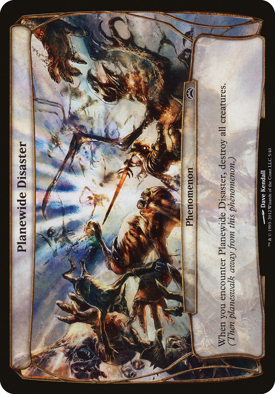 Planewide Disaster (Planechase 2012) (OVER-005) [Planechase 2012 Planes]