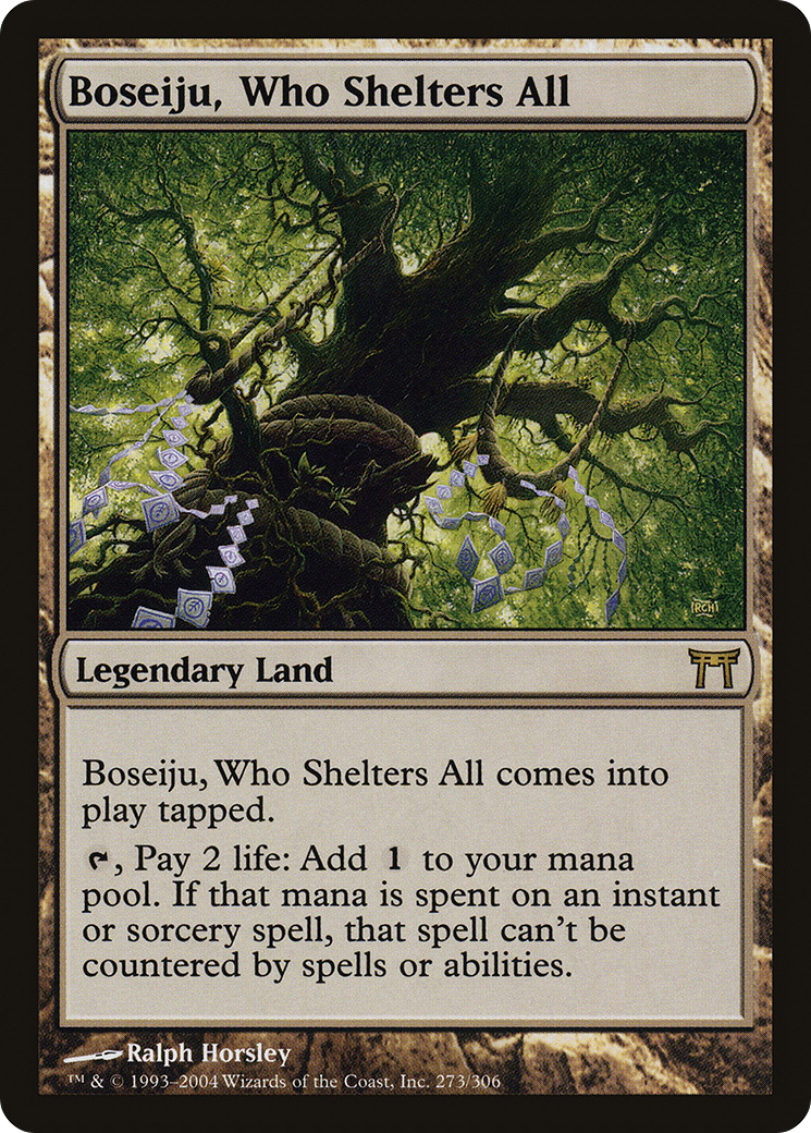 Boseiju, Who Shelters All (CHK-273) [Champions of Kamigawa] Foil