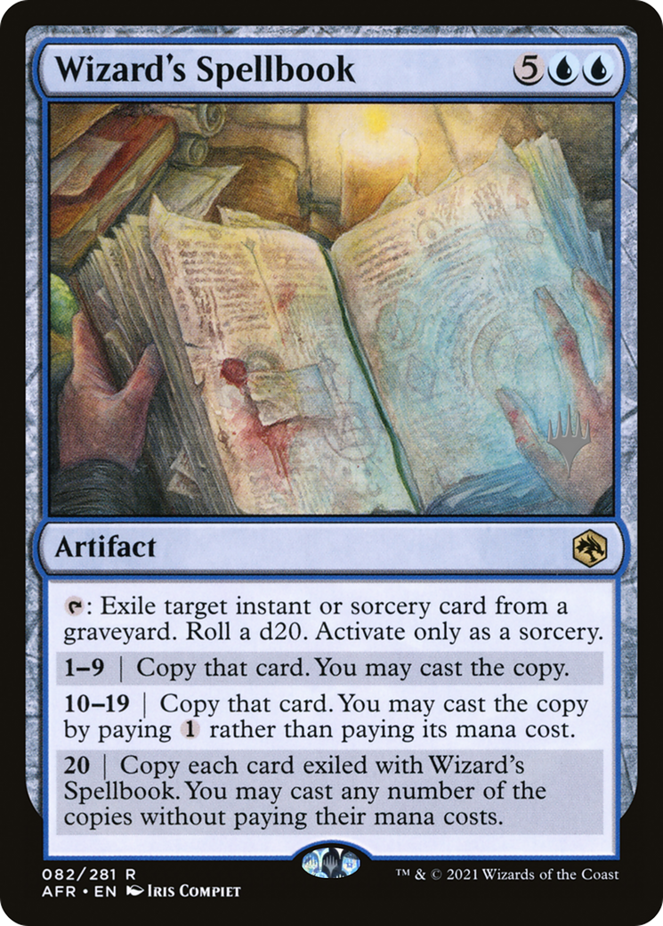Wizard's Spellbook (PPAFR-82P) [Promo Pack: Adventures in the Forgotten Realms Promos]