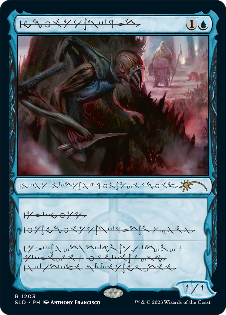 Blighted Agent (Phyrexian) (SLD-1203) (Showcase) [Secret Lair Drop] Foil