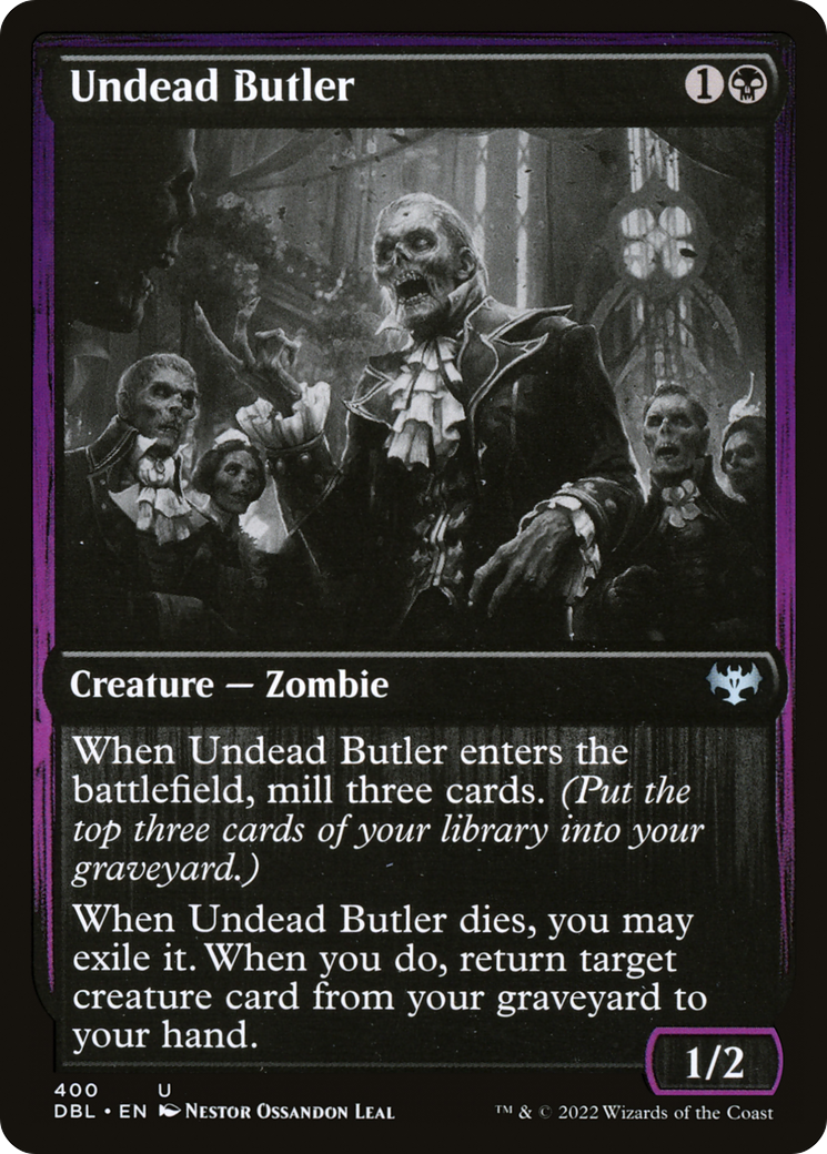 Undead Butler (DBL-400) [Innistrad: Double Feature] Foil