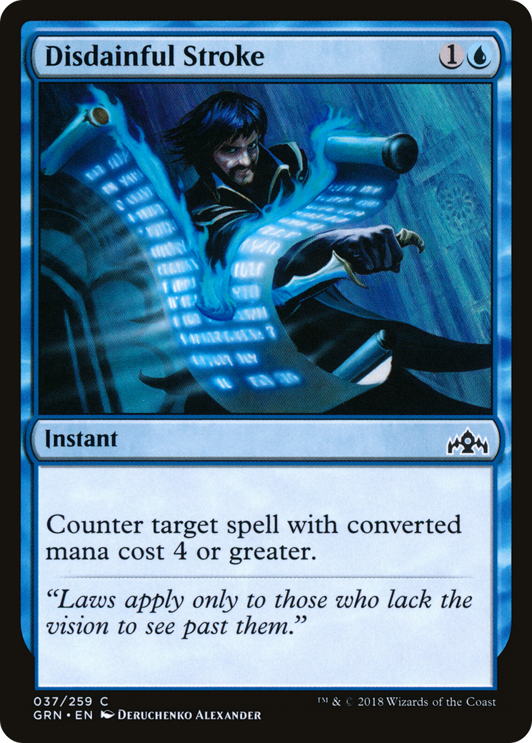 Disdainful Stroke (GRN-037) [Guilds of Ravnica]