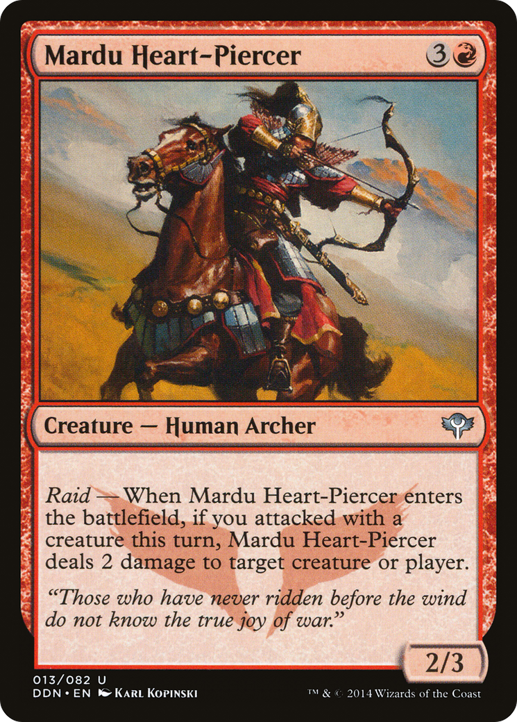 Mardu Heart-Piercer (DDN-013) [Duel Decks: Speed vs. Cunning]