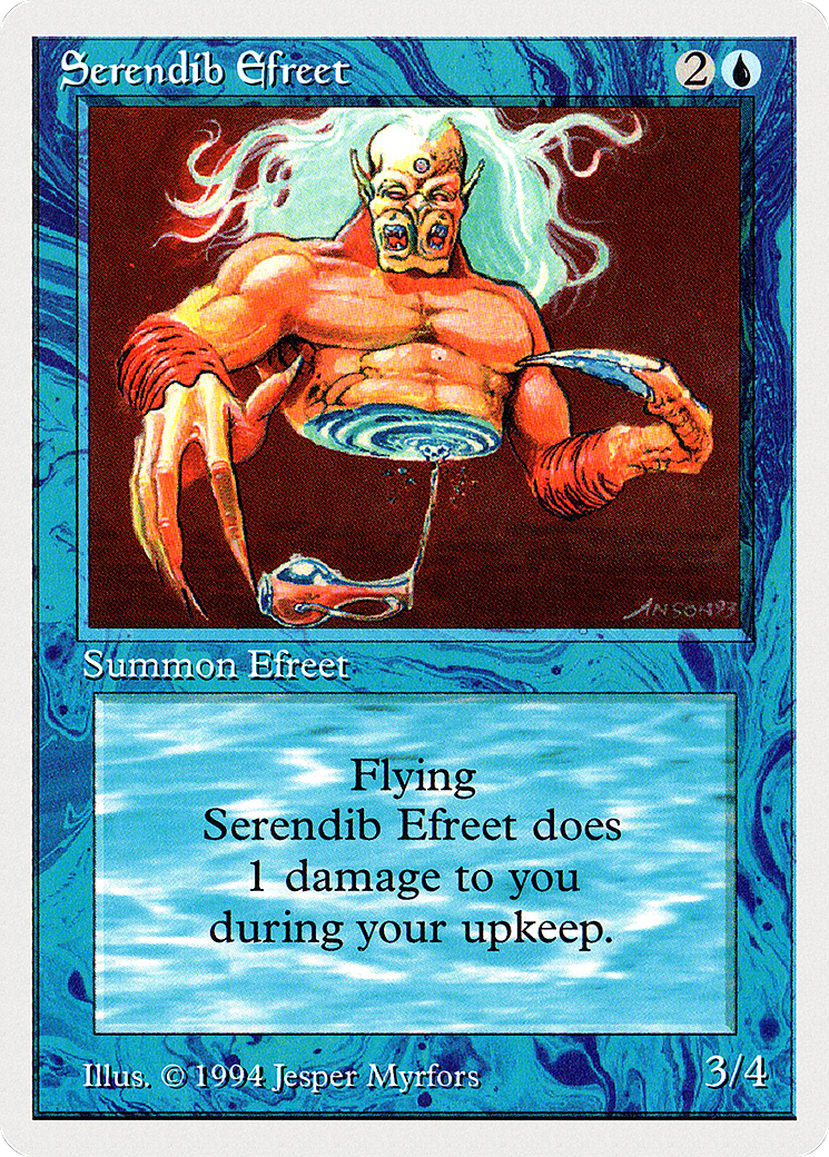 Serendib Efreet (SUM-079) [Summer Magic / Edgar]