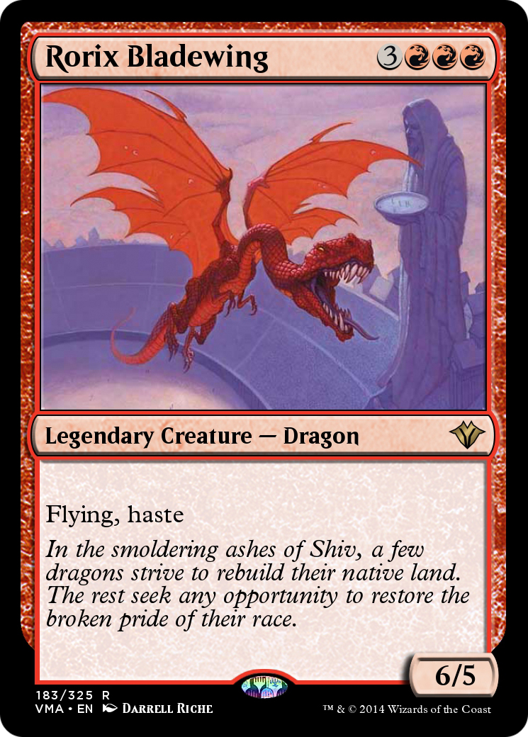 Rorix Bladewing (VMA-183) [Vintage Masters] Foil