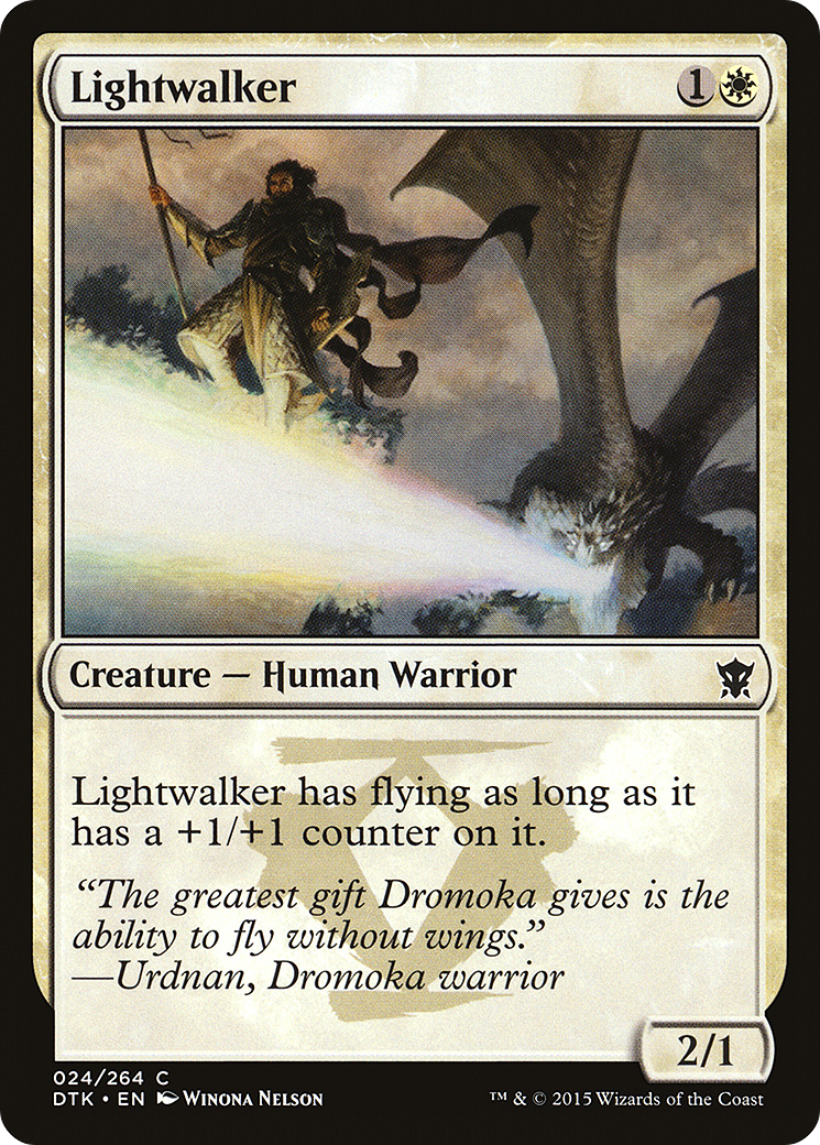 Lightwalker (DTK-024) [Dragons of Tarkir] Foil