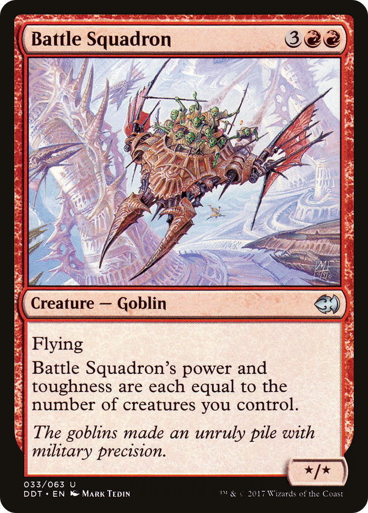 Battle Squadron (DDT-033) [Duel Decks: Merfolk vs. Goblins]