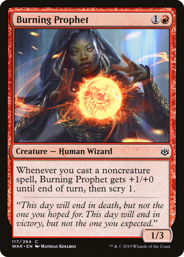 Burning Prophet (WAR-117) [War of the Spark]