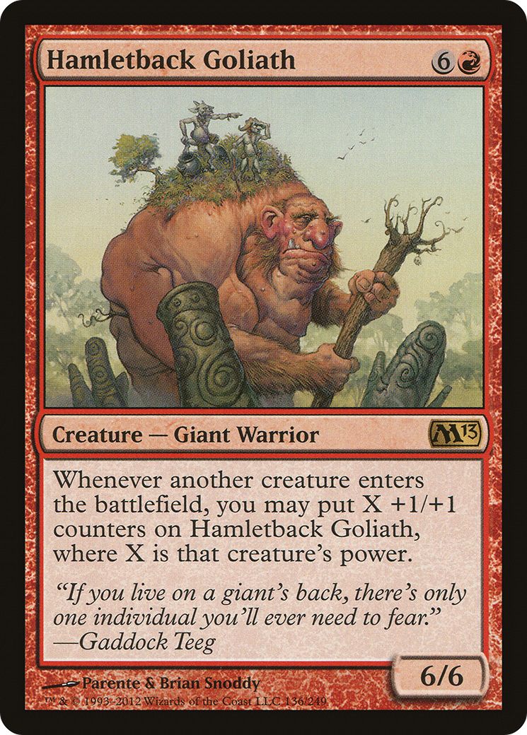 Hamletback Goliath (M13-136) [Magic 2013] Foil