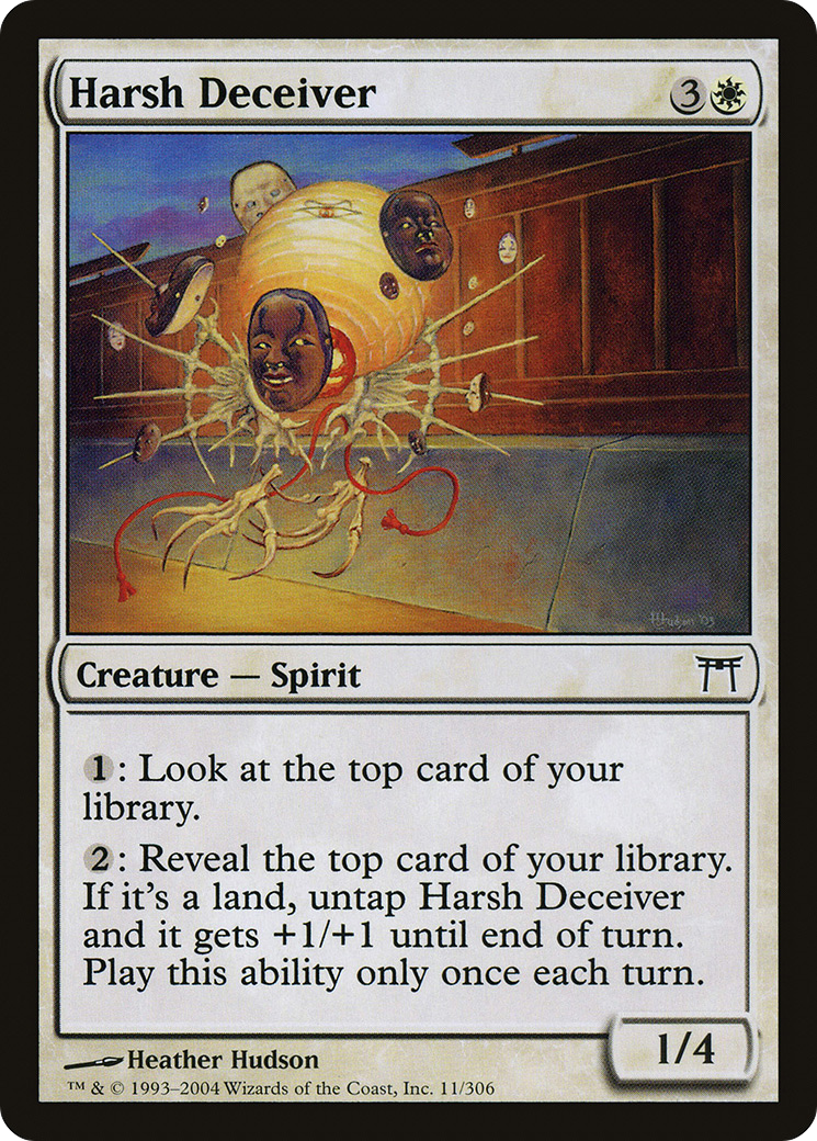 Harsh Deceiver (CHK-011) [Champions of Kamigawa] Foil