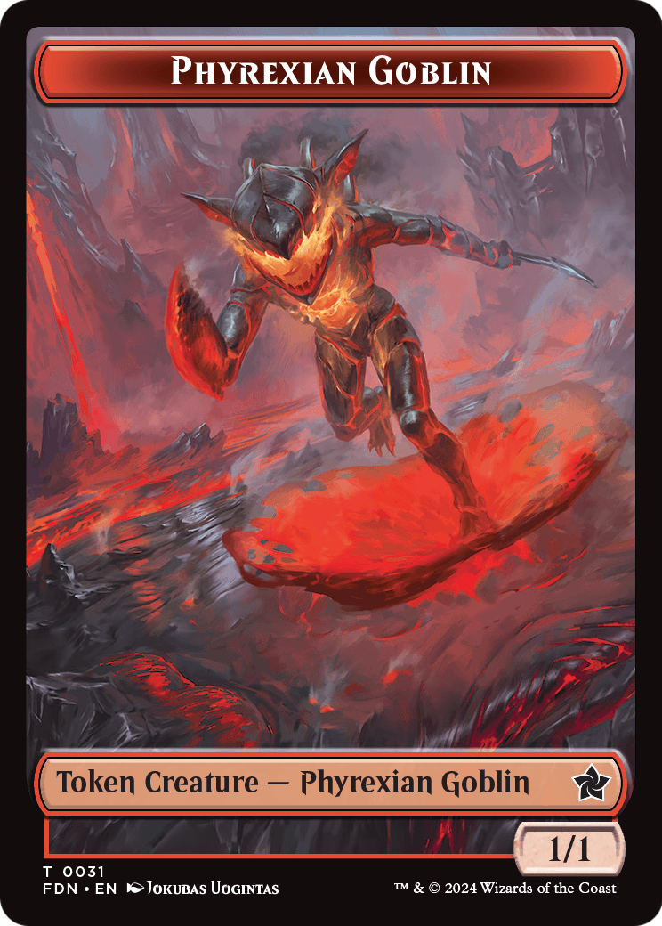 Phyrexian Goblin (TFDN-031) [Foundations Tokens]