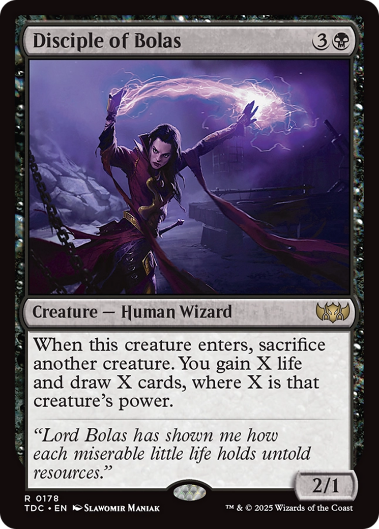 Disciple of Bolas (TDC-178) [Commander: Tarkir: Dragonstorm]