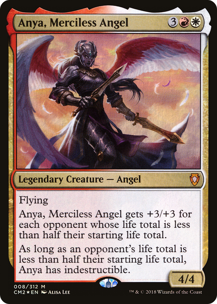 Anya, Merciless Angel (CM2-008) [Commander Anthology Volume II] Foil