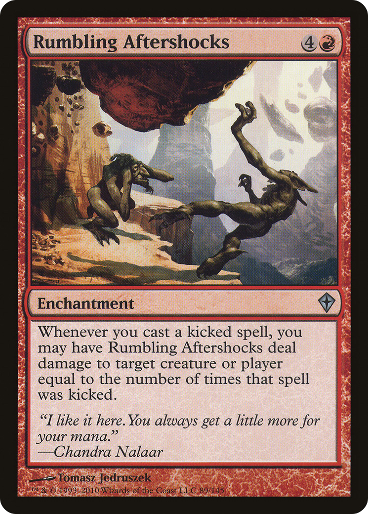 Rumbling Aftershocks (WWK-089) [Worldwake] Foil
