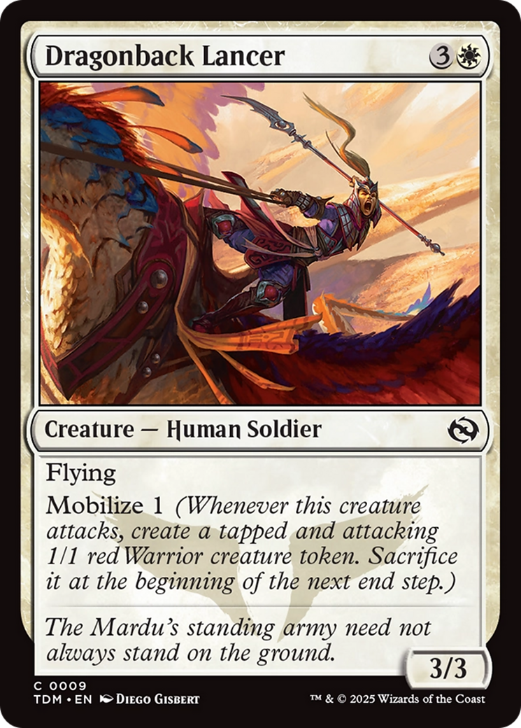 Dragonback Lancer (TDM-009) [Tarkir: Dragonstorm]