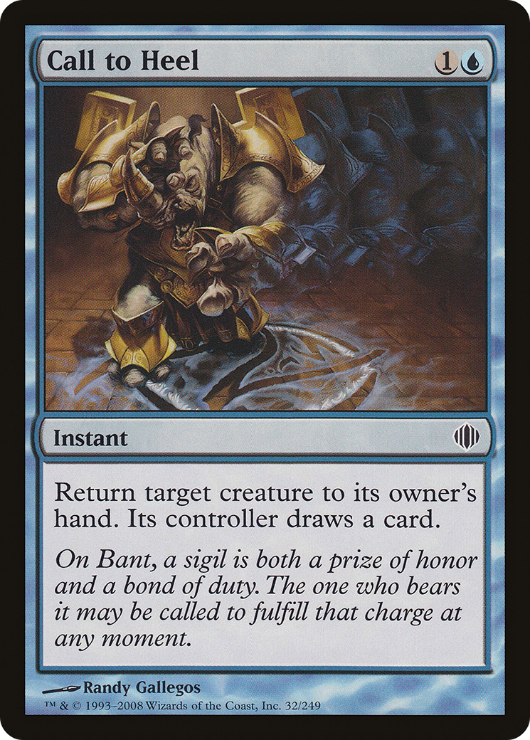 Call to Heel (ALA-032) [Shards of Alara] Foil