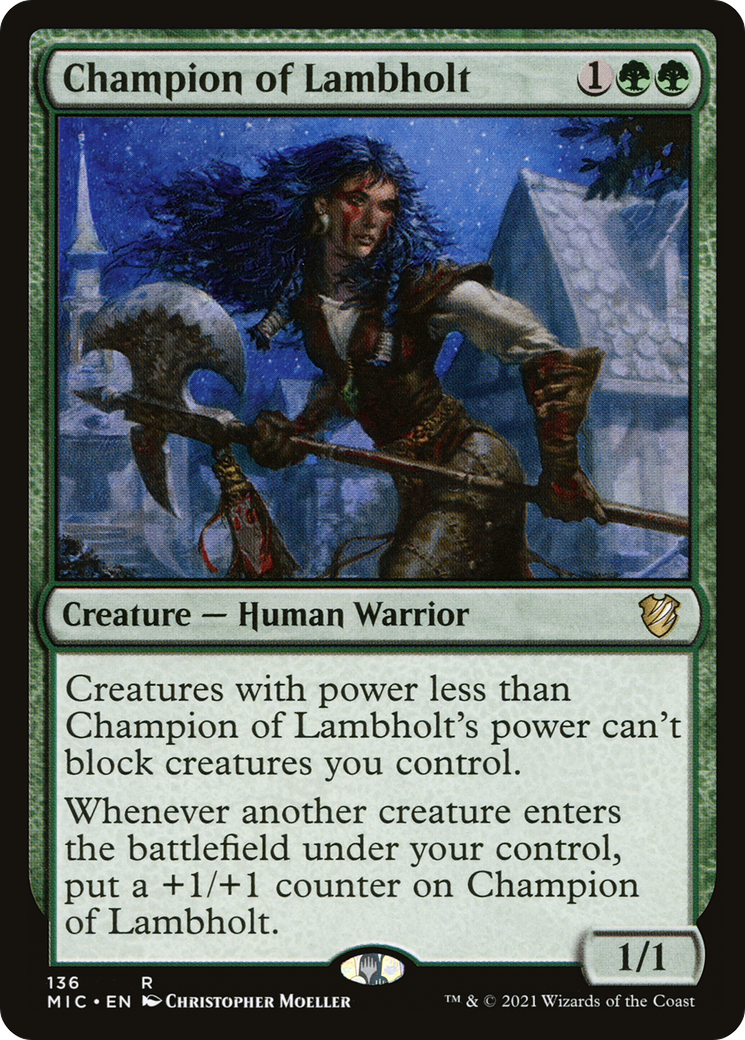 Champion of Lambholt (MIC-136) [Midnight Hunt Commander]