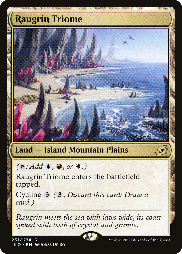 Raugrin Triome (IKO-251) [Ikoria: Lair of Behemoths]