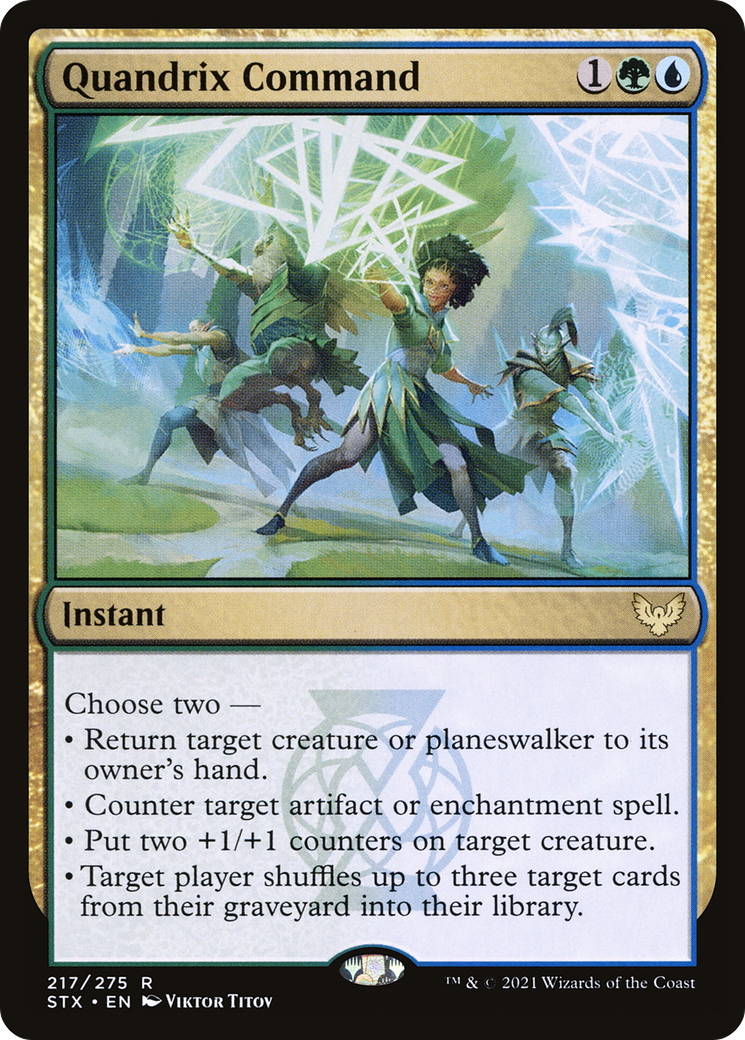 Quandrix Command (STX-217) [Strixhaven: School of Mages]