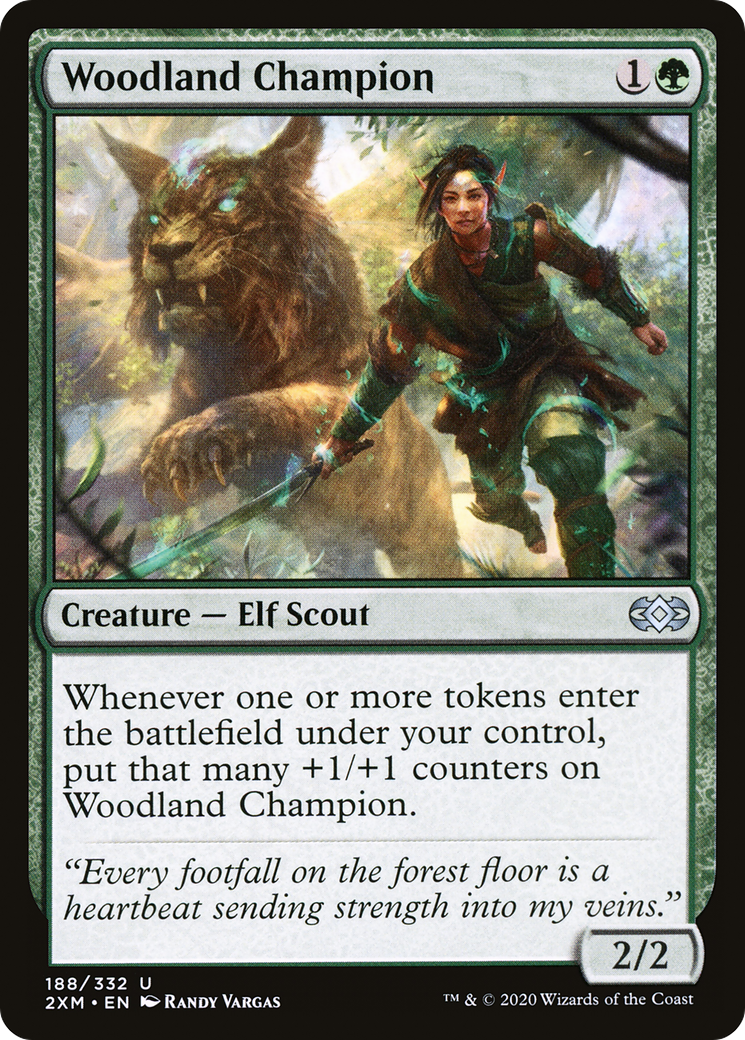 Woodland Champion (2XM-188) [Double Masters] Foil