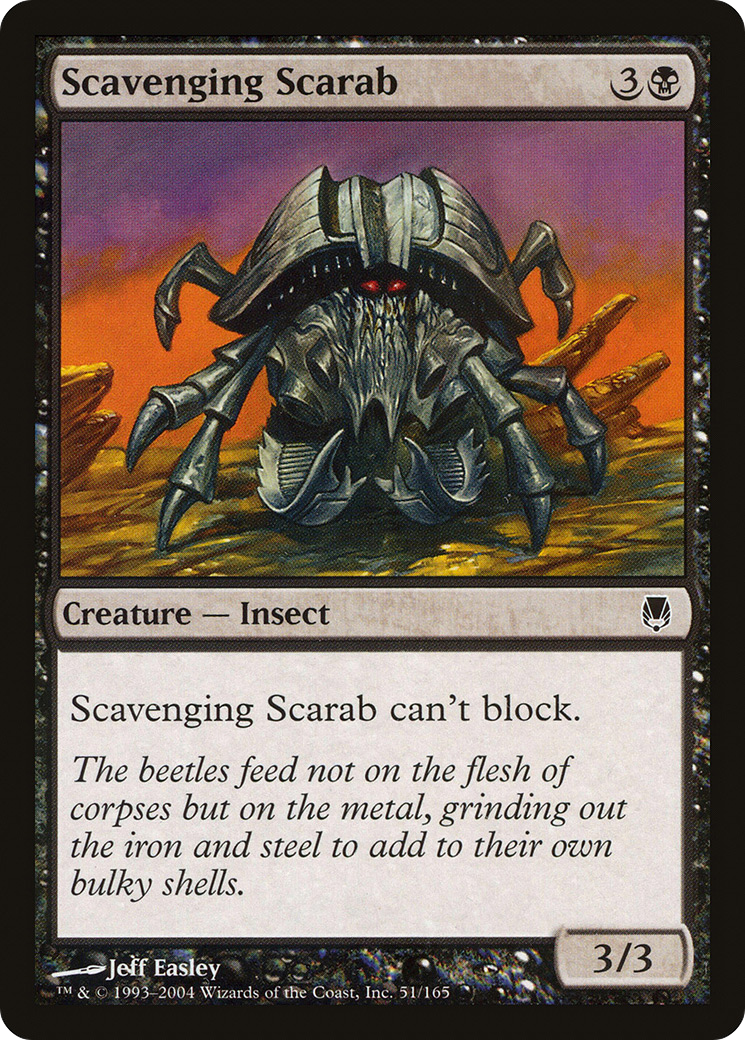 Scavenging Scarab (DST-051) [Darksteel]