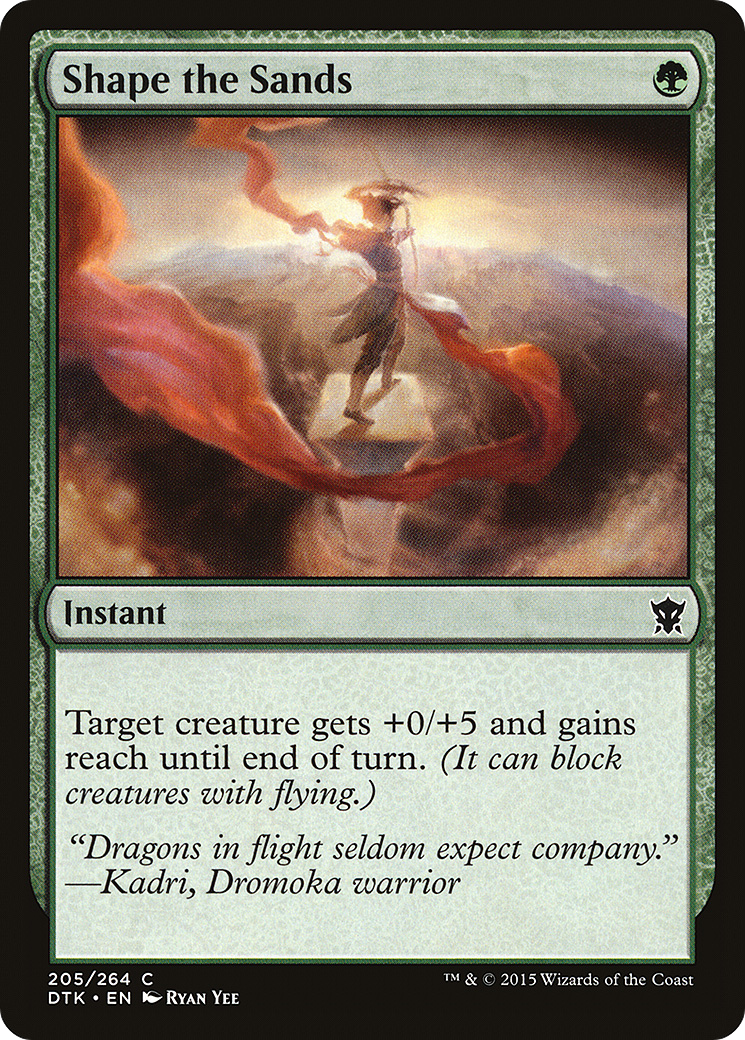 Shape the Sands (DTK-205) [Dragons of Tarkir]