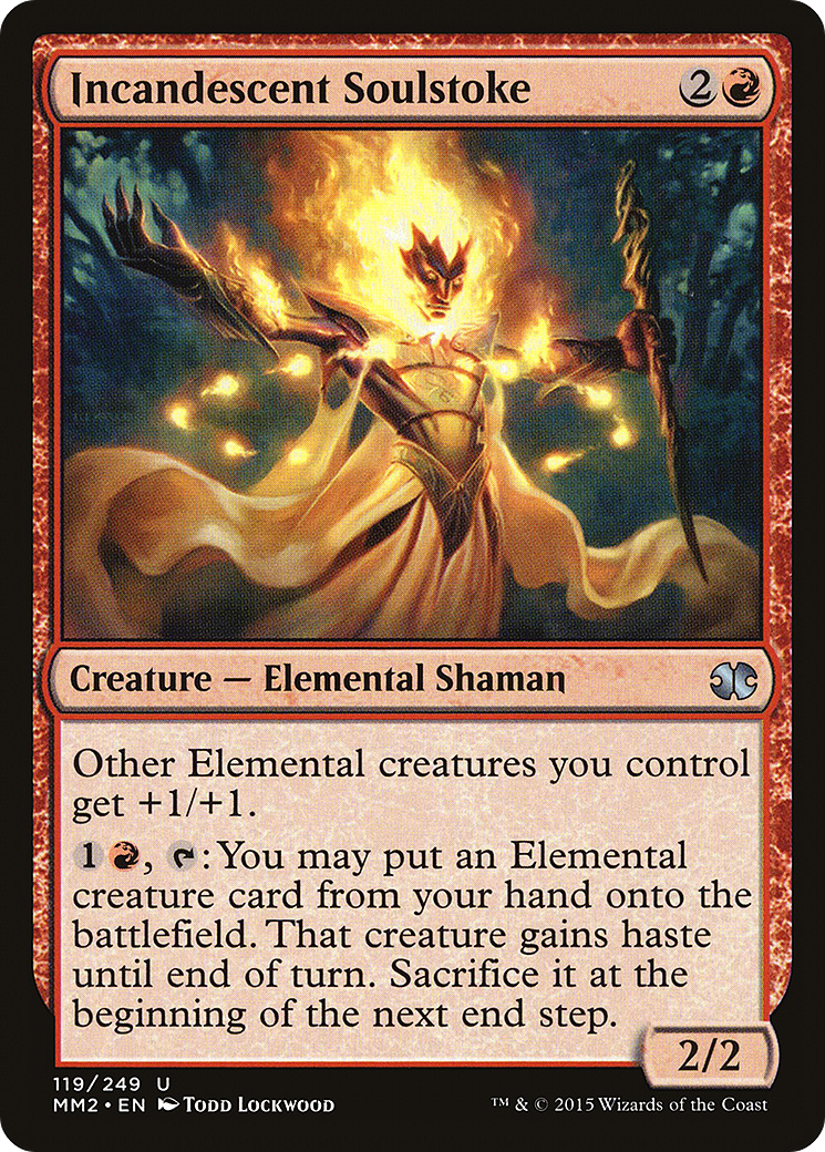 Incandescent Soulstoke (MM2-119) [Modern Masters 2015] Foil
