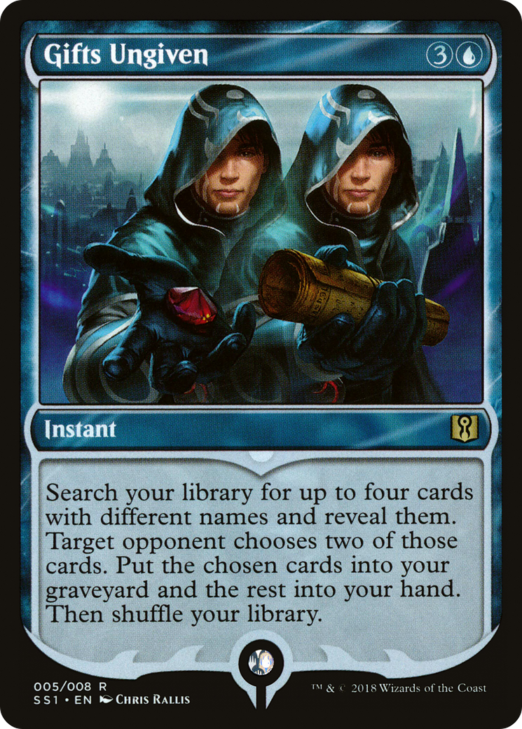 Gifts Ungiven (SS1-005) [Signature Spellbook: Jace]