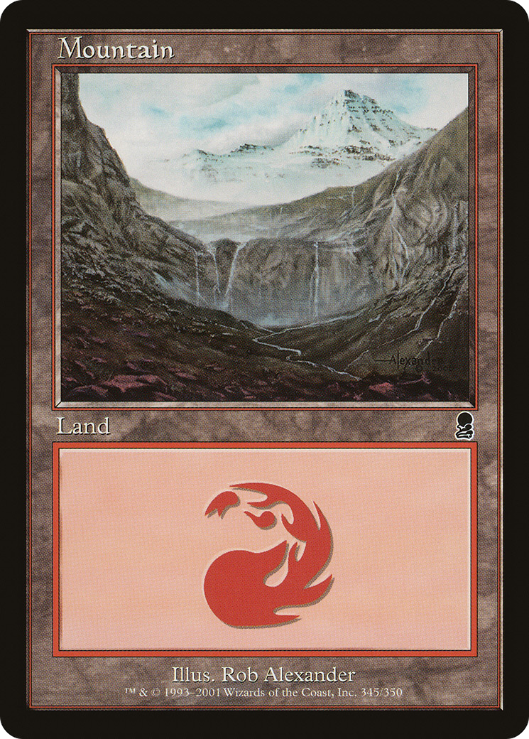 Mountain (ODY-345) [Odyssey] Foil