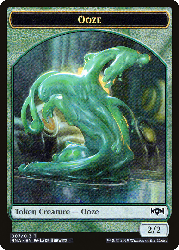 Ooze Token (RNA-007) [Ravnica Allegiance Tokens]
