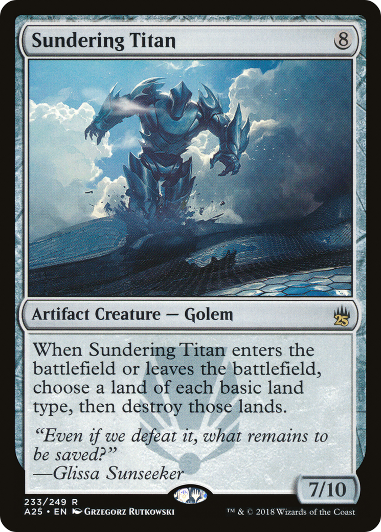 Sundering Titan (A25-233) [Masters 25] Foil