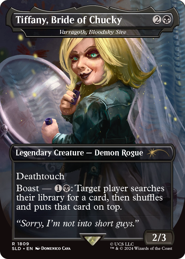 Varragoth, Bloodsky Sire (SLD-1809) (Borderless) [Secret Lair Drop]