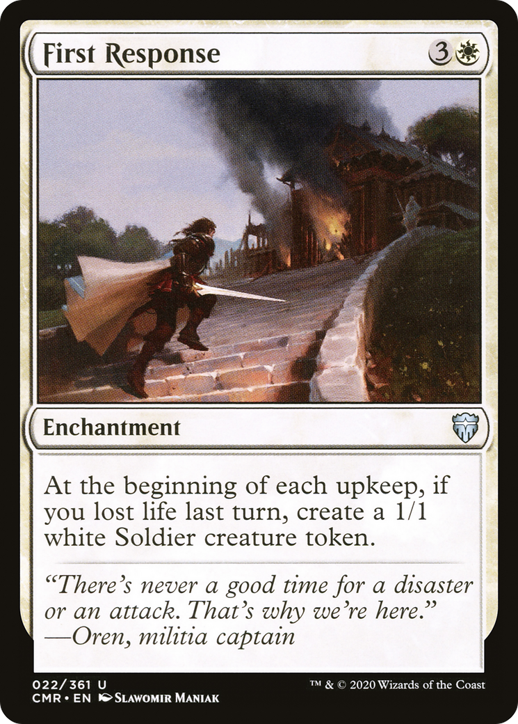 First Response (CMR-022) [Commander Legends]