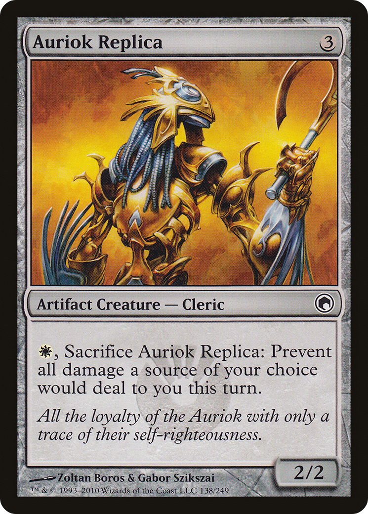 Auriok Replica (SOM-138) [Scars of Mirrodin]
