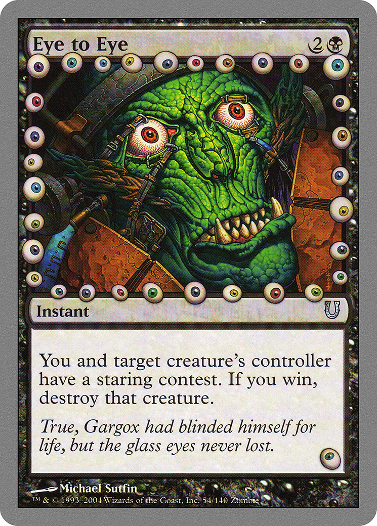 Eye to Eye (UNH-054) [Unhinged] Foil