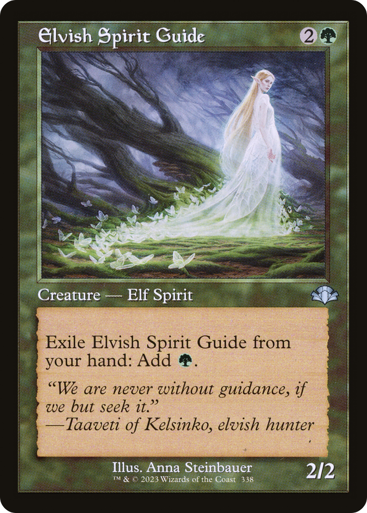 Elvish Spirit Guide (Retro Frame) (DMR-338) [Dominaria Remastered] Foil