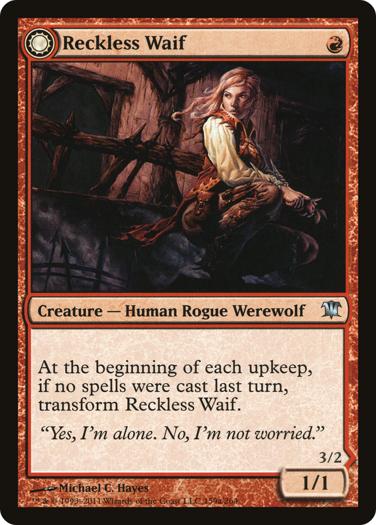 Reckless Waif (ISD-159) [Innistrad] Foil
