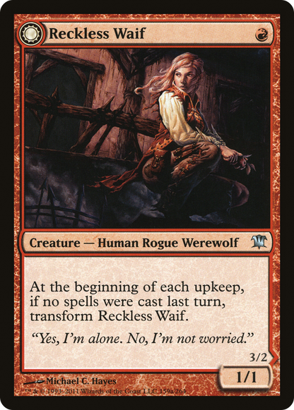 Reckless Waif (ISD-159) [Innistrad] Foil