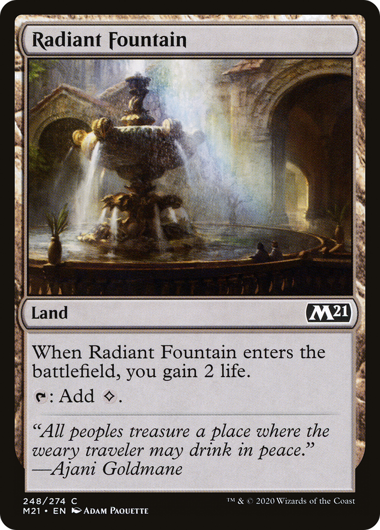 Radiant Fountain (M21-248) [Core Set 2021] Foil