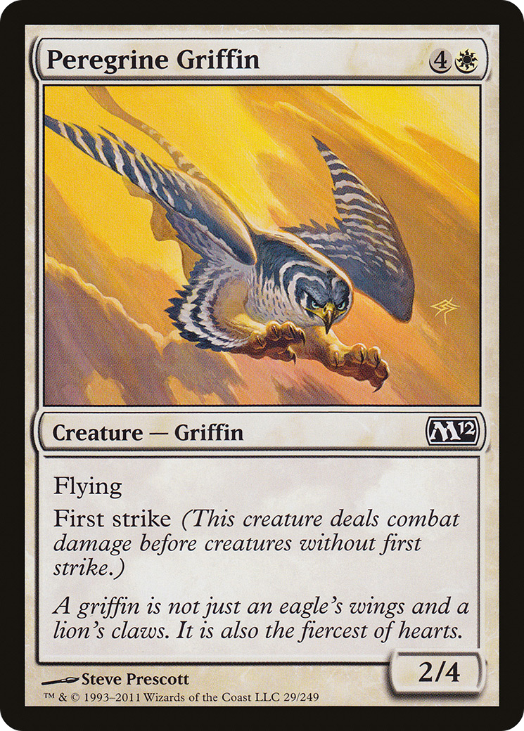 Peregrine Griffin (M12-029) [Magic 2012] Foil