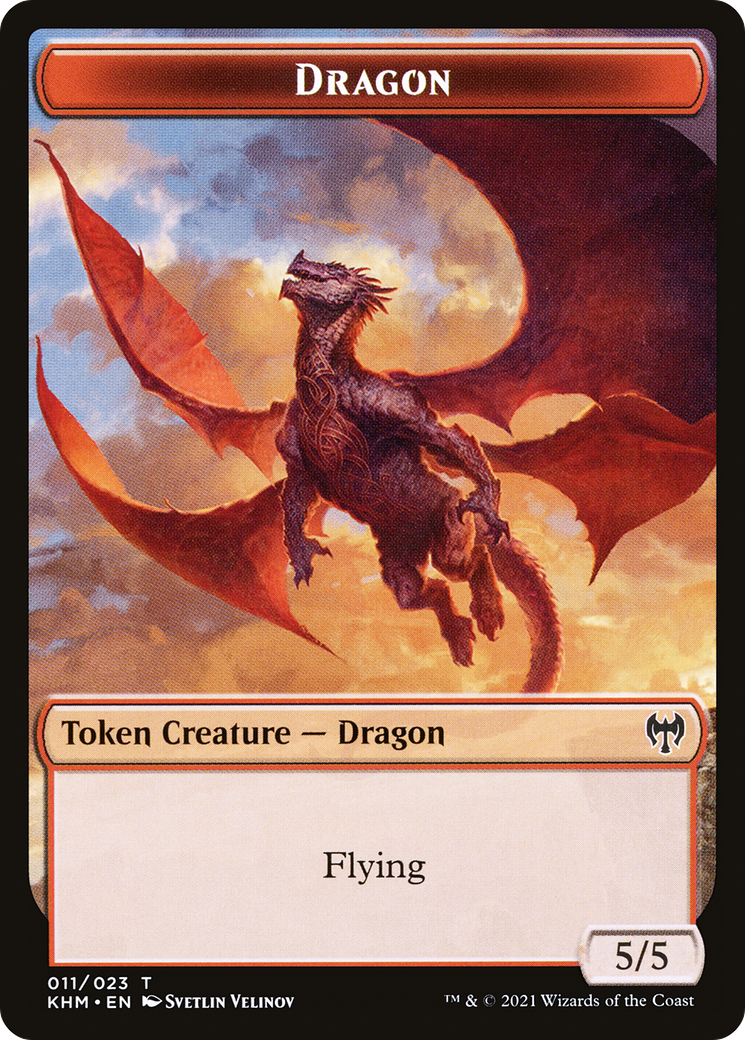 Dragon (TKHM-011) [Kaldheim Tokens]