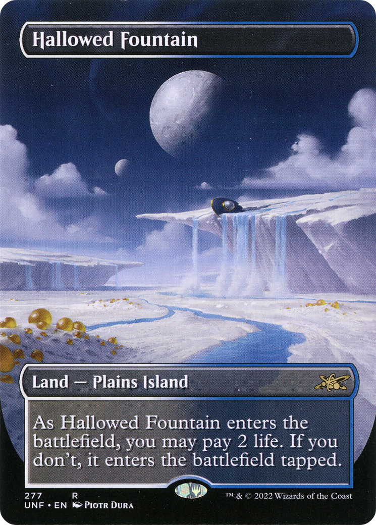 Hallowed Fountain (Borderless) (UNF-277) [Unfinity] Foil
