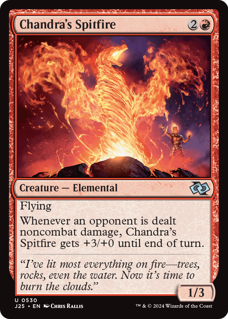 Chandra's Spitfire (J25-530) [Foundations Jumpstart]