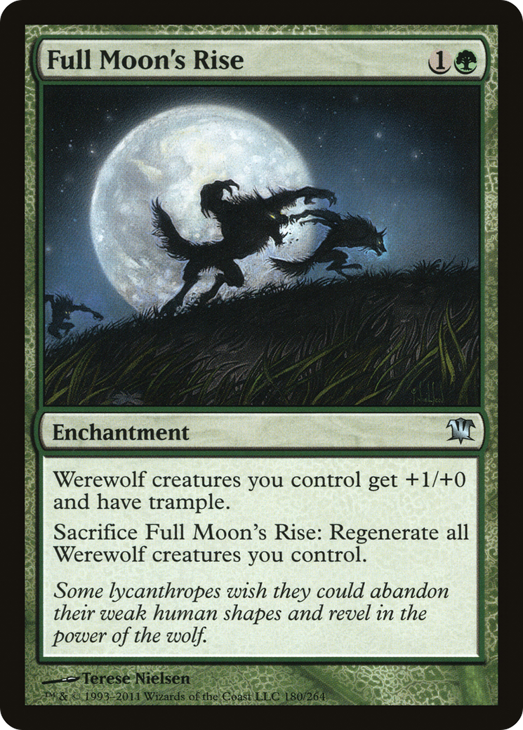 Full Moon's Rise (ISD-180) [Innistrad] Foil