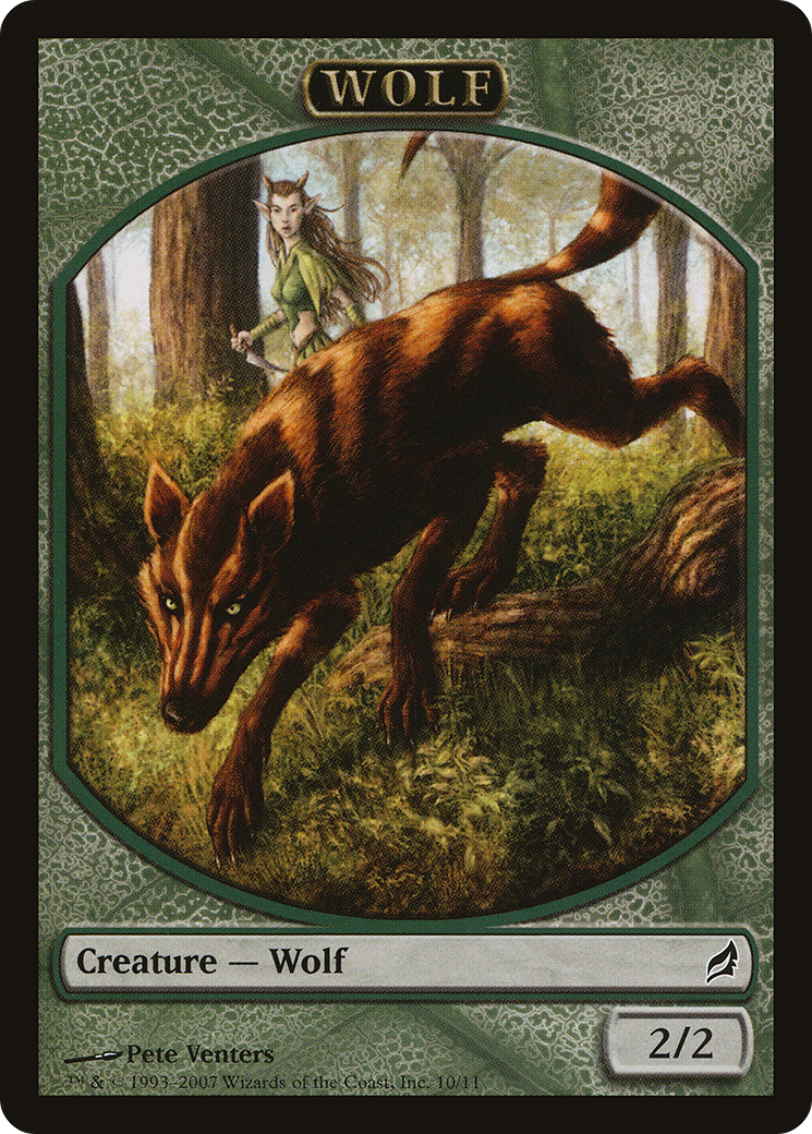 Wolf Token (LRW-010) [Lorwyn Tokens]
