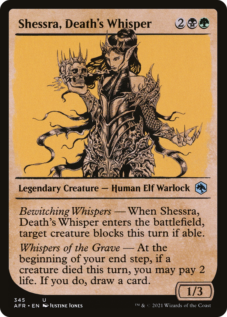 Shessra, Death's Whisper (Showcase) (AFR-345) [Adventures in the Forgotten Realms]